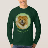 Chow Chow Chow Painting - Niedliche Original Hund  T-Shirt (Vorderseite)
