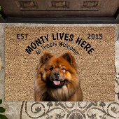Chow Chow Chow Personalisiert Fußmatte