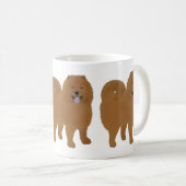 Chow Chow Chow-Tasse Kaffeetasse (VorderseiteRechts)