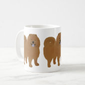 Chow Chow Chow-Tasse Kaffeetasse (Vorderseite Links)