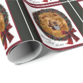 Chow Chow Chow WeihnachtsWeihnachtsWeihnachtsfeier Geschenkpapier (Rolleneckpunkt)