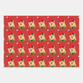 Chow Chow Chow WeihnachtsWeihnachtsWeihnachtsfeier Geschenkpapier Set (Vorderseite)