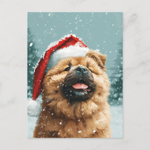 Chow Chow Chow WeihnachtsWeihnachtsWeihnachtsfeier Postkarte