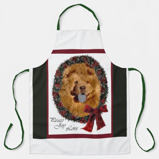 Chow Chow Chow WeihnachtsWeihnachtsWeihnachtsfeier Schürze (Vorderseite)