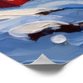 Chow Chow Christmas Boat Holiday Poster (Ecke)