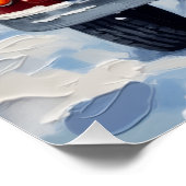 Chow Chow Christmas Red Truck Holiday Poster (Ecke)