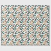Chow Chow Christmas Wrapping Paper Geschenkpapier (Flach)