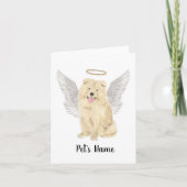 Chow Chow Dog Beileid Memorial Karte (Vorderseite)