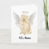 Chow Chow Dog Beileid Memorial Karte (Vorderseite)