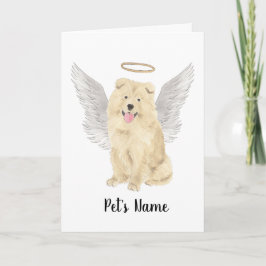 Chow Chow Dog Beileid Memorial Karte
