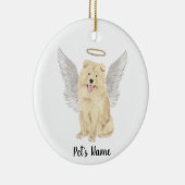 Chow Chow Dog Beileid Memorial Keramik Ornament (Rechts)