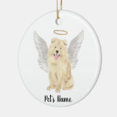 Chow Chow Dog Beileid Memorial Keramik Ornament (Links)