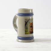 Chow Chow Dog Bierglas (Vorderseite Links)