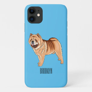 Chow Chow dog cartoon illustriert Case-Mate iPhone Hülle