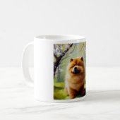 Chow Chow Dog Kaffeetasse (Vorderseite Links)