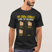 chow chow dog mom dad training guide dogs T-Shirt (Vorderseite)