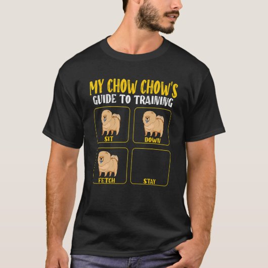 chow chow dog mom dad training guide dogs T-Shirt (Vorderseite)