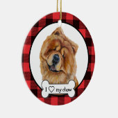 Chow Chow Dog Ornament (Rechts)