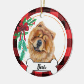 Chow Chow Dog Ornament (Links)