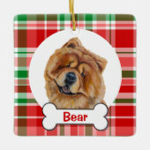 Chow Chow Dog Ornament (Vorderseite)