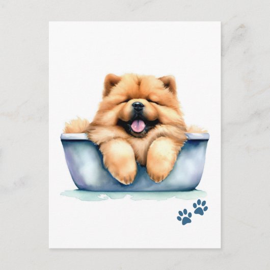 Chow Chow Dog Postkarte (Vorderseite)