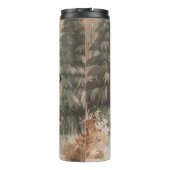 Chow Chow Dog Reiten Motorrad Weihnachten Thermosbecher (Rückseite)