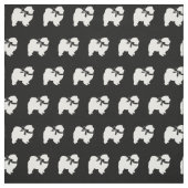 Chow Chow Dog Silhouette Pet Stoff (Muster)