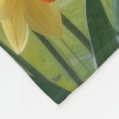 Chow Chow Dog Spring Blumen Malerei Fleecedecke (Ecke)