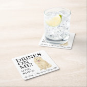 Chow Chow Dog Wedding Rechteckiger Pappuntersetzer (Vor Ort)