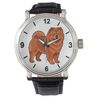 Chow Chow Dog Wrist Watch Fluffy Pet Style Armbanduhr