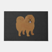 Chow Chow Door Mat Fußmatte (Vorderseite)
