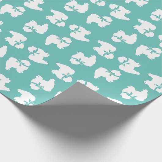 Chow Chow Doppy Welpe Geschenkpapier (Ecke)
