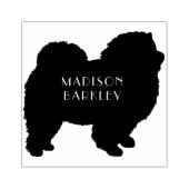 Chow Chow Doppy Welpe Gummistempel (Prägung)