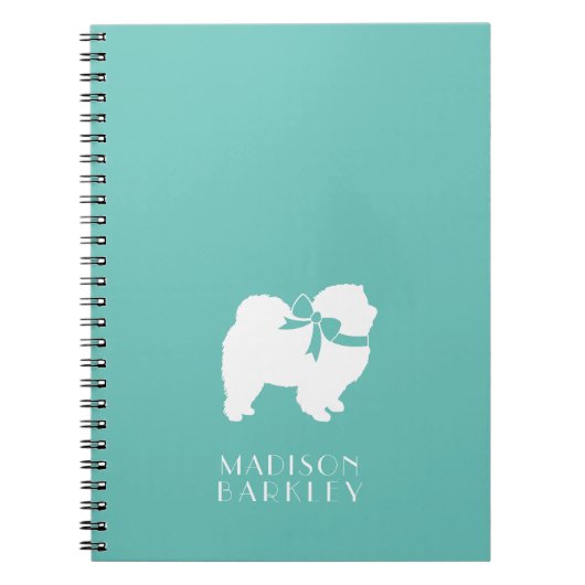 Chow Chow Doppy Welpe Notizblock (Vorderseite)