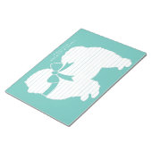 Chow Chow Doppy Welpe Notizblock (angewinkelt)