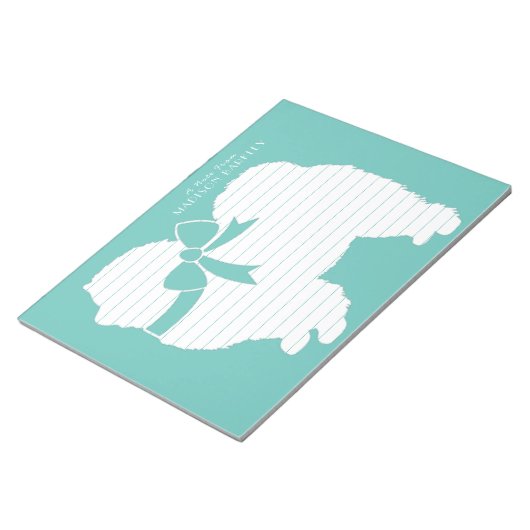 Chow Chow Doppy Welpe Notizblock (angewinkelt)