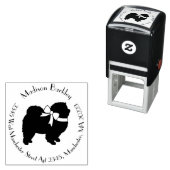 Chow Chow Doppy Welpe Permastempel (Beispiel)