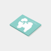Chow Chow Doppy Welpe Post-it Klebezettel (angewinkelt)