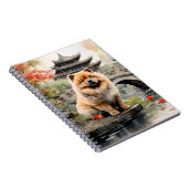 Chow Chow Erforschung eines chinesischen Gartens Notizblock (Rechte Seite)