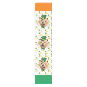Chow Chow Feiertags-Heimdekoration St. Patrick's D Kurzer Tischläufer