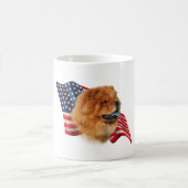 Chow Chow Flag Kaffeetasse (Mittel)