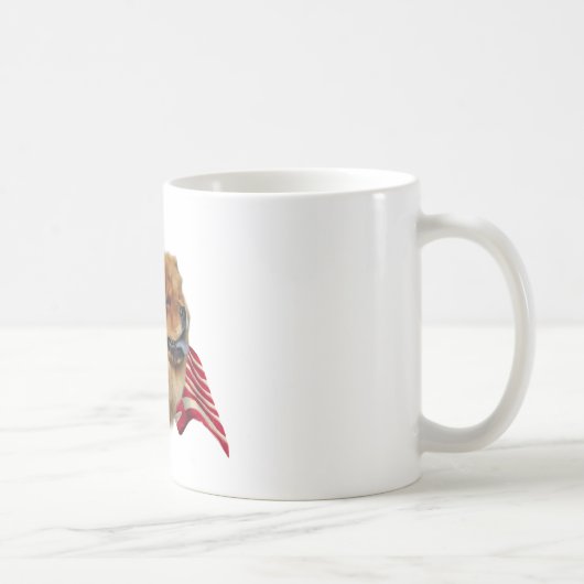 Chow Chow Flag Kaffeetasse (Rechts)