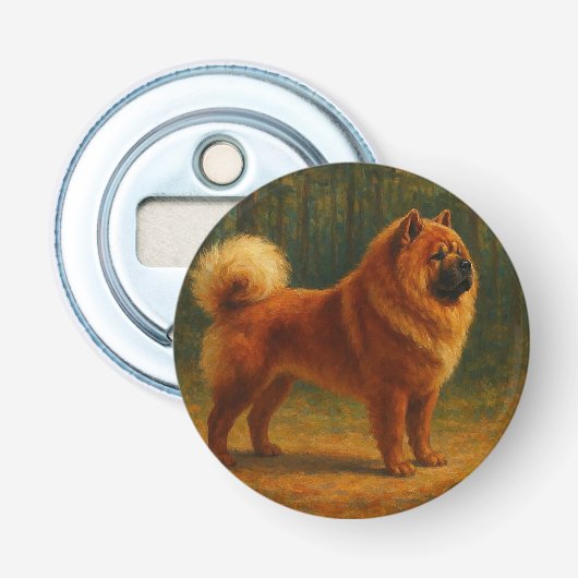 Chow Chow Flaschenöffner (Vorderseite)