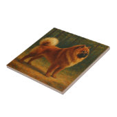 Chow Chow Fliese (Seite)