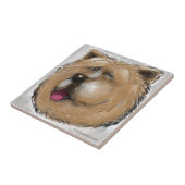 Chow Chow Fliese (Seite)