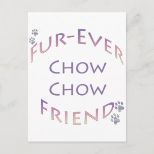 Chow Chow Furever Postkarte