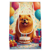 Chow-Chow-Geburtstagsfeier Mittlere Geschenktüte (Rückseite)
