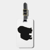 Chow-Chow Gepäckanhänger (Vorderseite vertikal)