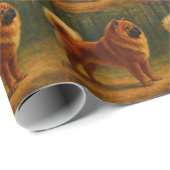 Chow Chow Geschenkpapier (Rolleneckpunkt)