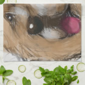 Chow Chow Geschirrtuch (Gefaltet)